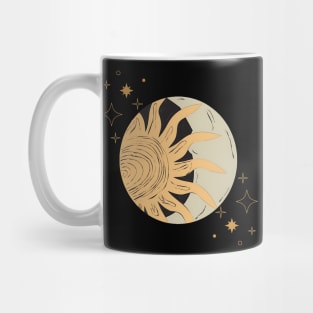 Moom&Sun in watercolor style Mug